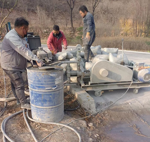 和顺路面下沉注浆